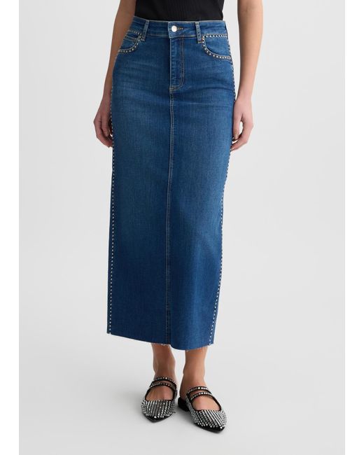 Liu Jo Gonna In Denim Con Borchie di Liu Jo in Blue
