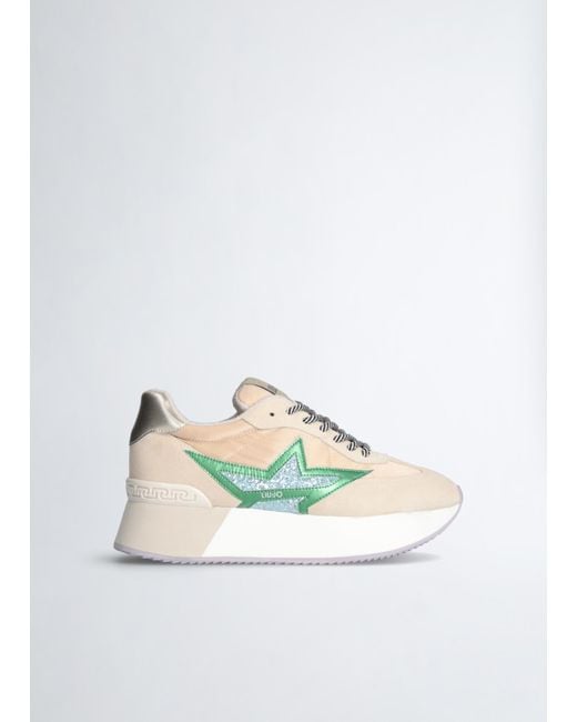 Liu Jo White Liu Jo Sneaker Mit Plateausohle