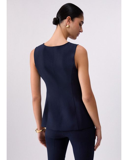 Chaleco De Corte Recto Liu Jo de color Blue