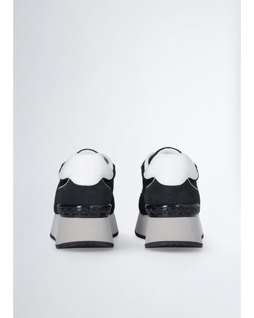 Liu Jo Sneakers Con Logo Glitter di Liu Jo in White