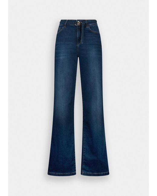 Liu Jo Jeans Flare Con Cintura di Liu Jo in Blue