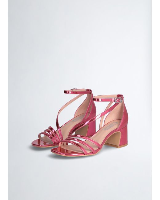 Liu Jo Sandali Con Tacco Metallizzati di Liu Jo in Pink