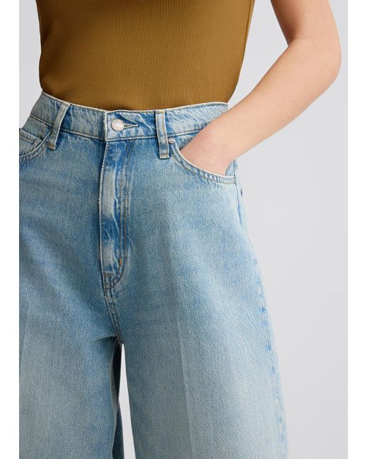 Liu Jo Jean Baggy À Taille Basse Liu Jo en coloris Blue