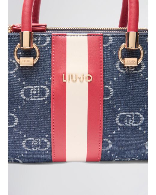 Liu Jo Borsa Monogram Piccola di Liu Jo in Blue