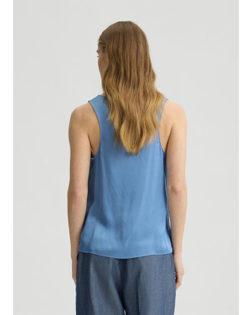 Liu Jo Top In Raso Color di Liu Jo in Blue
