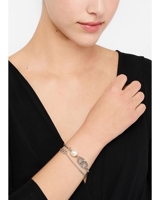 Liu Jo Bracelet Multirang Avec Perle Liu Jo en coloris White