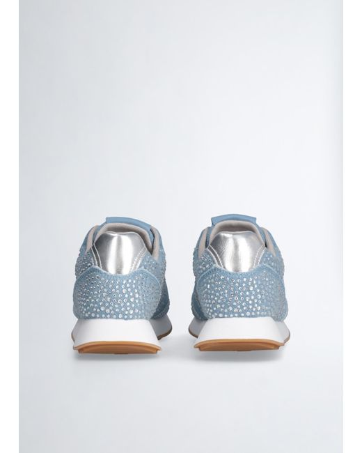 Liu Jo Sneakers Full Strass di Liu Jo in Blue