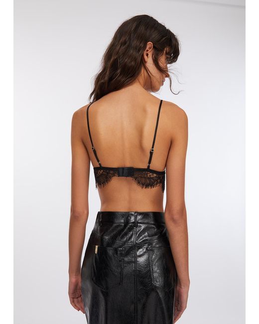 Liu Jo Top En Dentelle Liu Jo en coloris Black