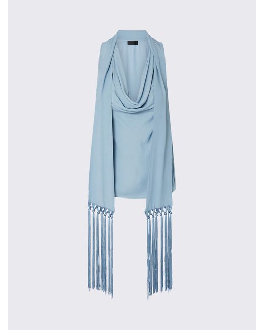 Top Con Bufanda Liu Jo de color Blue
