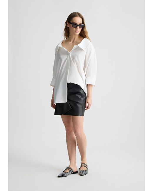 Liu Jo Camicia Bianca In Popeline di Liu Jo in White