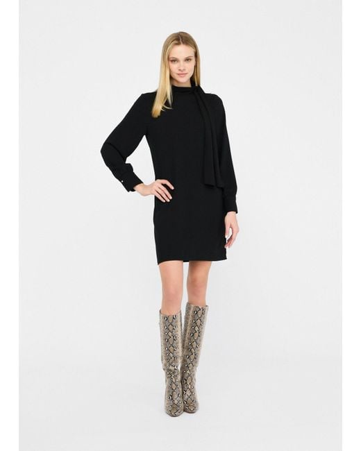 Liu Jo Black Liu Jo Kurzes Kleid Mit Schal