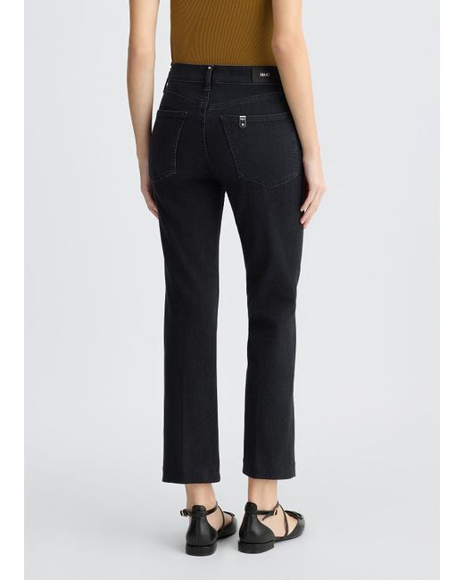 Liu Jo Jeans Bootcut A Vita Alta di Liu Jo in Blue