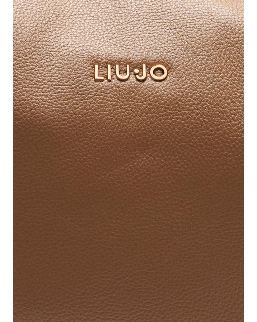 Liu Jo Sac Grand Format Avec Charm Liu Jo en coloris Brown