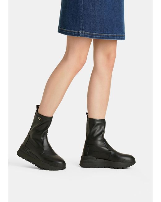 Liu Jo Black Liu Jo Stiefeletten Mit Stretch-Obermaterial