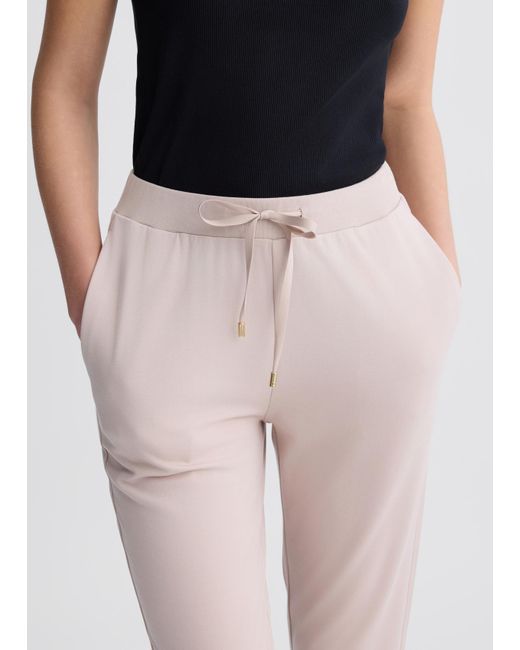 Liu Jo Pantaloni Jogging In Jersey di Liu Jo in Pink