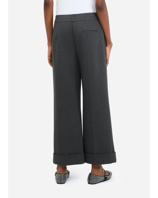 Liu Jo Black Liu Jo Cropped-Hose Mit Bügelfalte