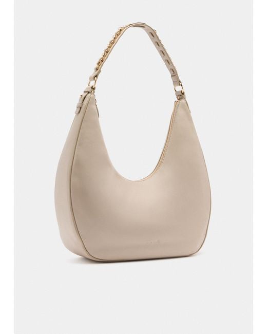 Liu Jo White Liu Jo Große Hobobag Mit Kette