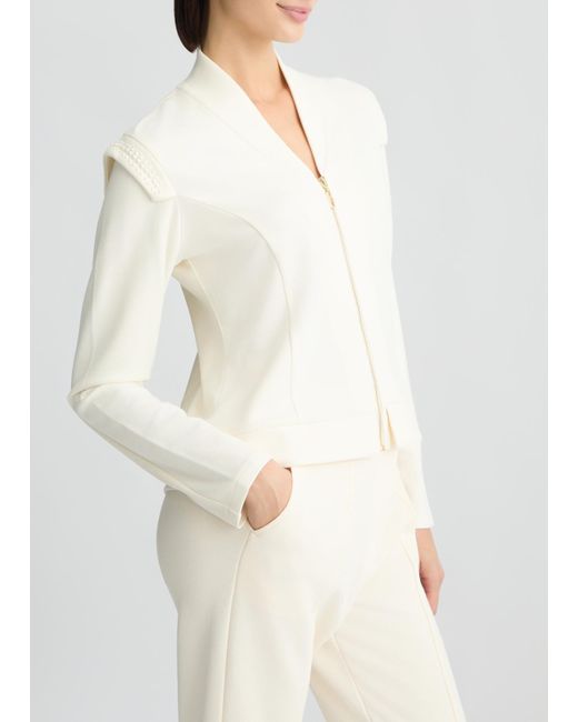 Liu Jo Maglia Con Zip di Liu Jo in White