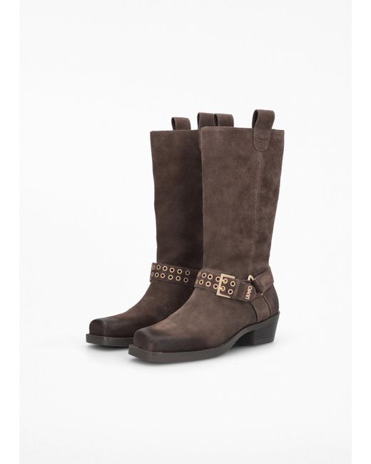 Liu Jo Santiags En Daim Liu Jo en coloris Brown
