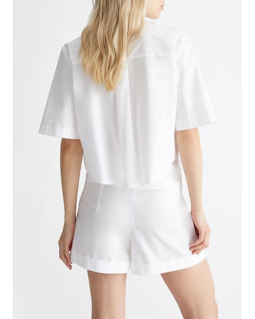 Liu Jo Camicia In Cotone Stretch di Liu Jo in White