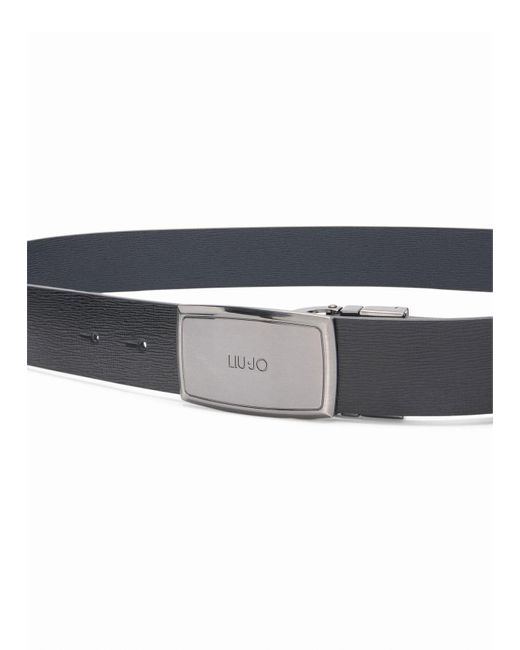 Liu Jo Ceinture En Cuir Avec Boucle Logotée Liu Jo en coloris White