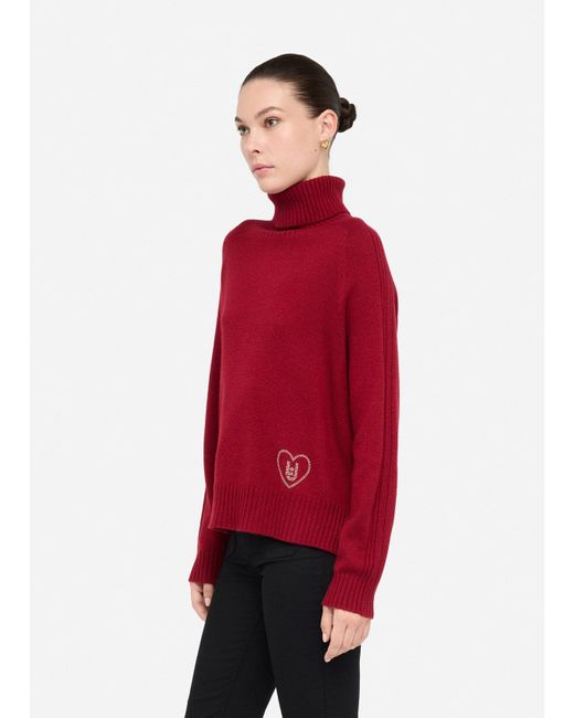 Liu Jo Pull À Col Roulé En Laine Et Cachemire Liu Jo en coloris Red