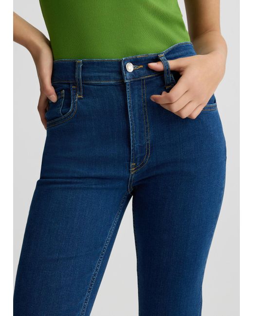 Liu Jo Jeans Bootcut A Vita Alta di Liu Jo in Blue
