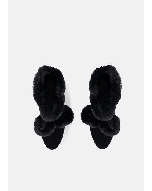 Liu Jo Bottines À Talons Compensés Avec Pompon Liu Jo en coloris Black