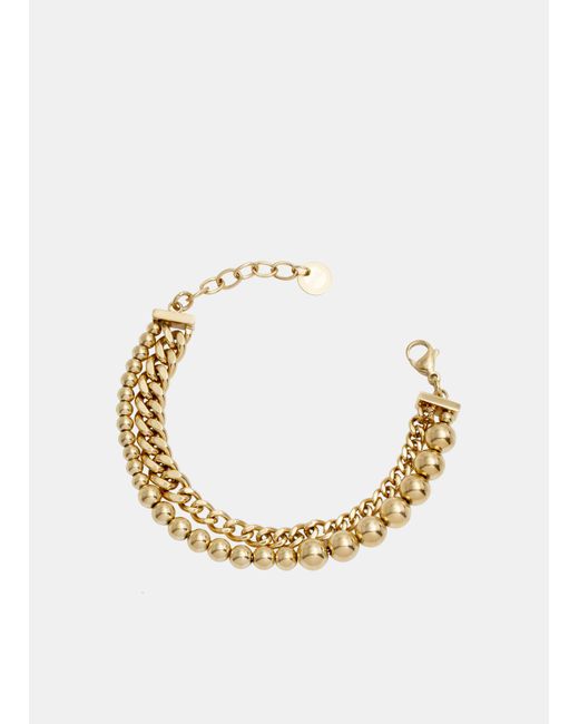 Liu Jo Metallic Liu Jo Armband Mit Perlen