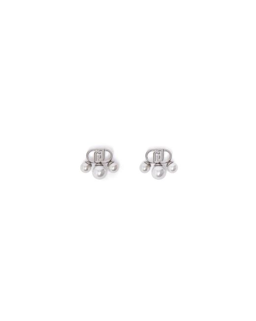 Pendientes Con Perlas Liu Jo de color White