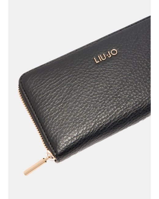Liu Jo Portefeuille Grand Format Avec Zip Tout Autour Liu Jo en coloris White
