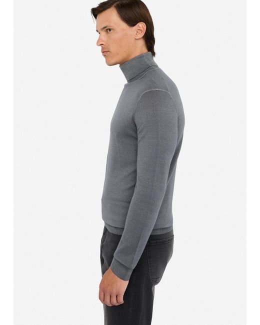 Liu Jo Pull À Col Roulé En Laine Liu Jo pour homme en coloris Gray