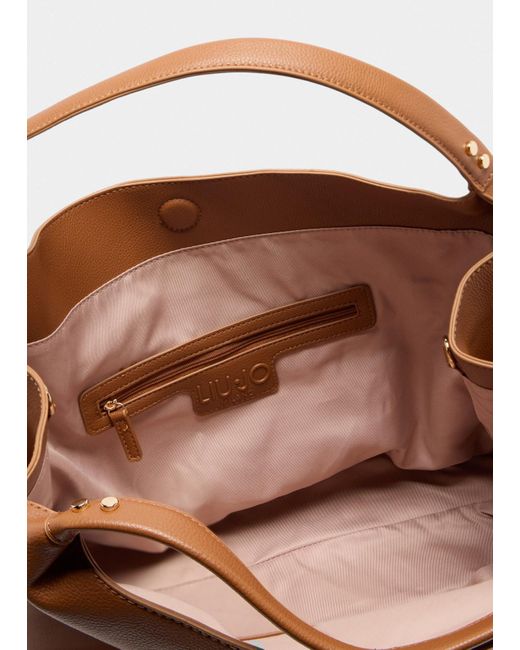 Liu Jo Brown Liu Jo Große Tasche Mit Umhängeriemen