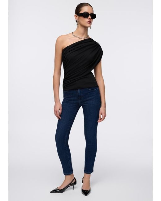 Liu Jo Jean Skinny À Taille Haute Liu Jo en coloris Blue
