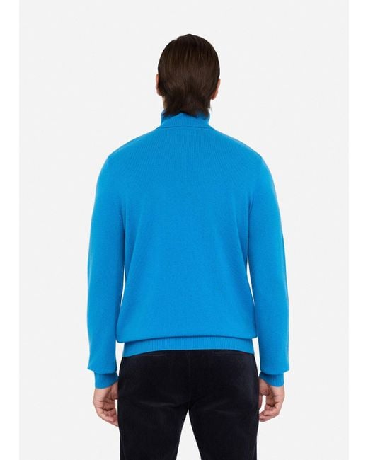 Liu Jo Blue Liu Jo Rollkragenpullover Aus Wolle Und Kaschmir