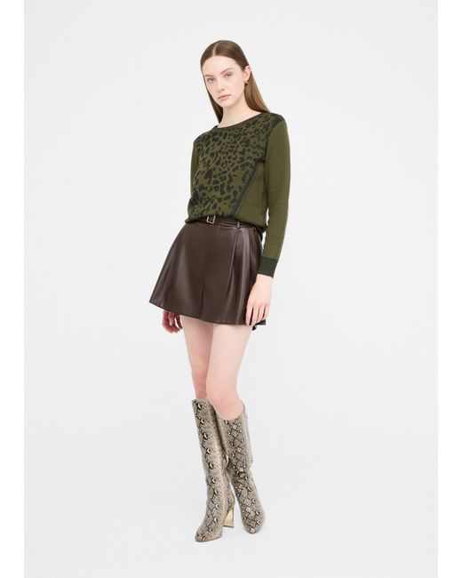 Liu Jo Pull Avec Imprimé Animalier Liu Jo Better Liu Jo en coloris Green