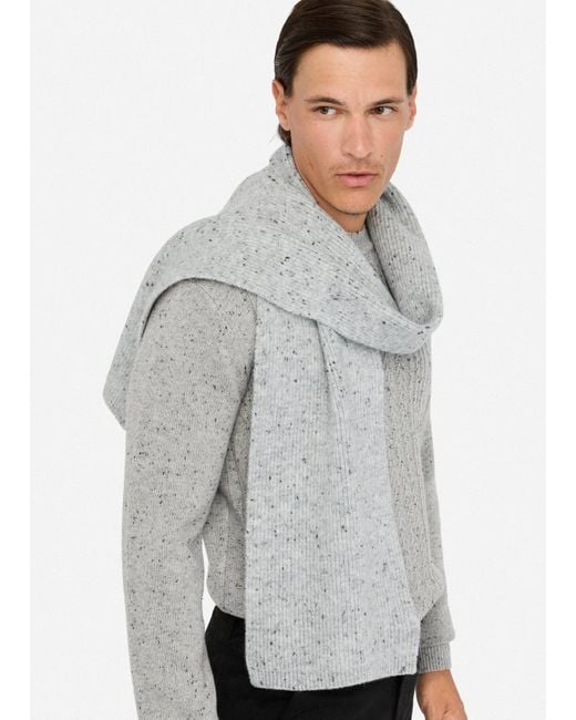 Liu Jo Écharpe Tricotée Liu Jo en coloris Gray