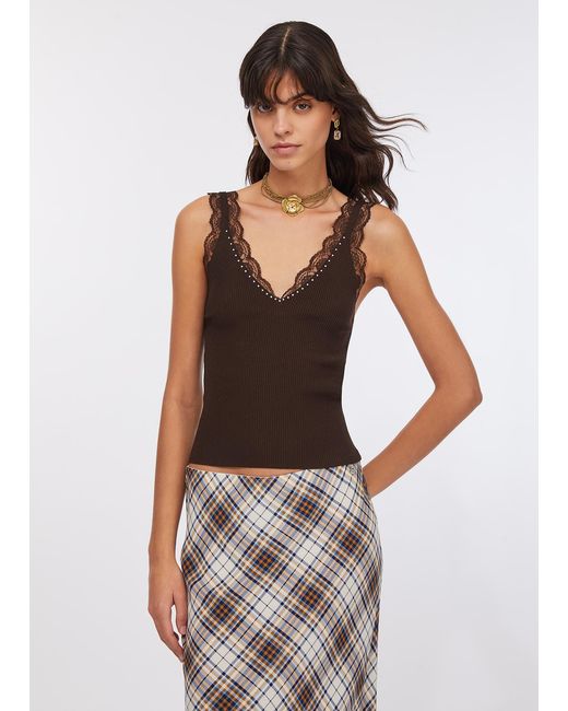 Liu Jo Top Avec Détails En Dentelle Liu Jo en coloris Multicolor