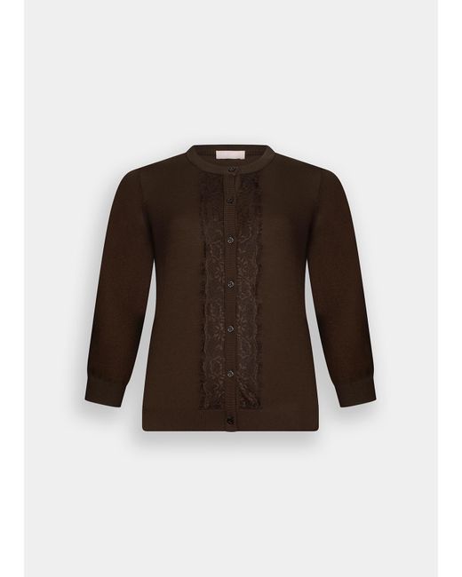 Liu Jo Multicolor Liu Jo Cardigan Mit Spitzendetails