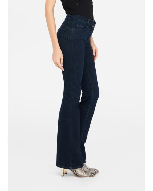 Liu Jo Jeans Flare Con Cintura di Liu Jo in Blue