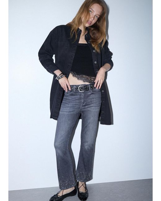 Vaqueros Bootcut Con Strass Liu Jo de color Blue