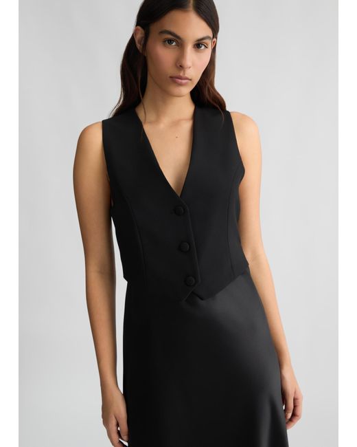 Liu Jo Vestito Lungo Con Gilet di Liu Jo in Black