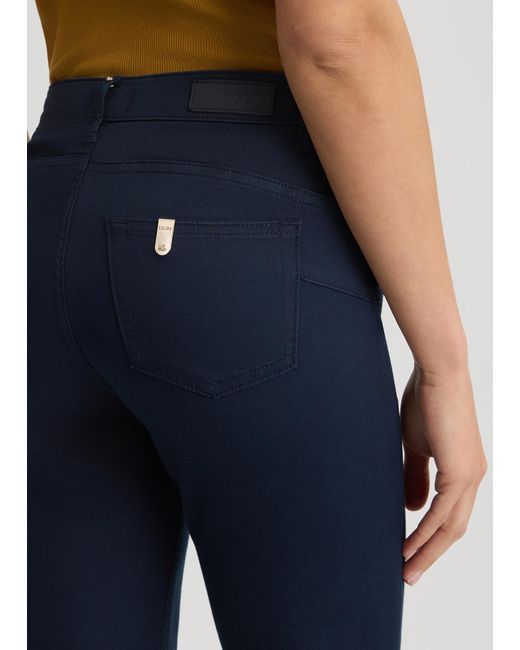Liu Jo Pantaloni Flare Con Bottoni di Liu Jo in Blue