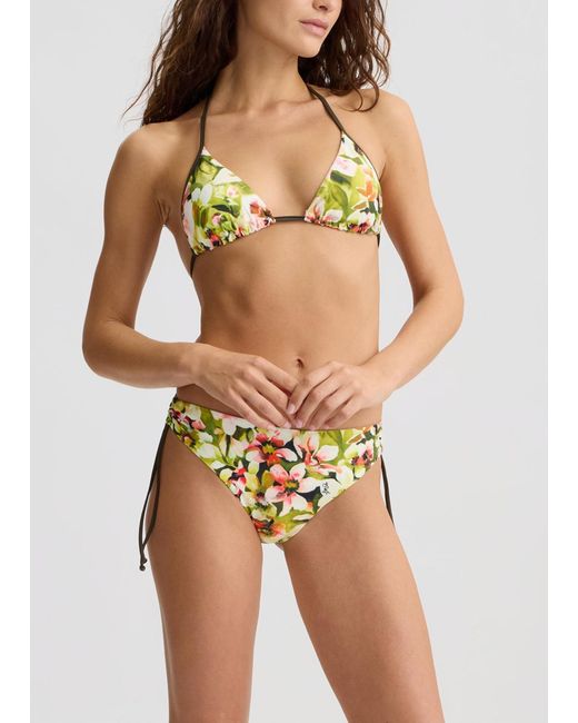 Top Triangular De Bikini Estampado Liu Jo de color Multicolor