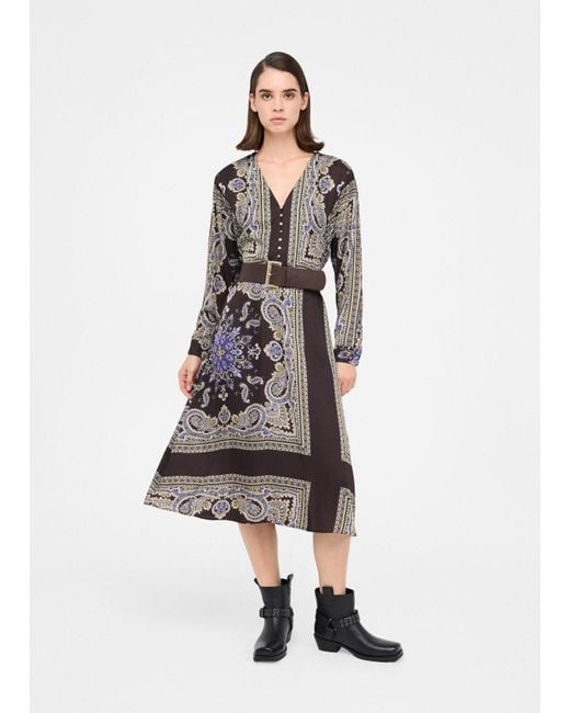 Liu Jo Robe Midi Avec Ceinture Liu Jo en coloris White
