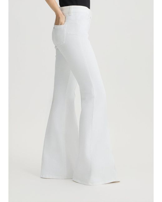 Liu Jo Jeans Flare Bianchi di Liu Jo in White