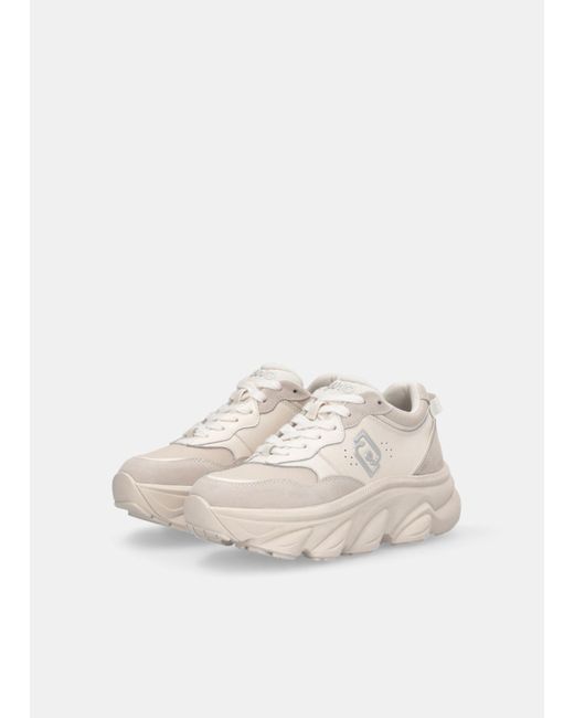Liu Jo Chuncky Sneakers di Liu Jo in Natural