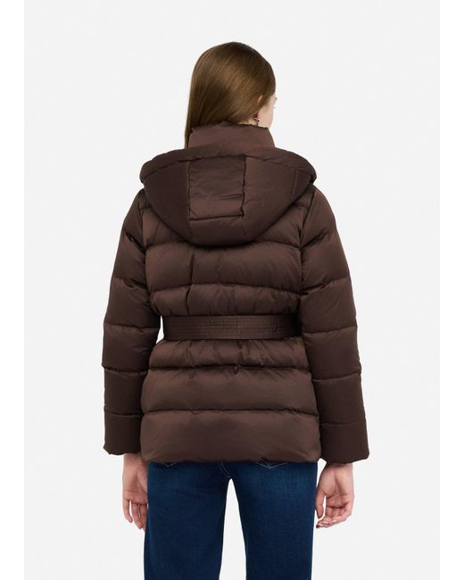 Liu Jo Brown Liu Jo Daunenjacke Mit Kapuze