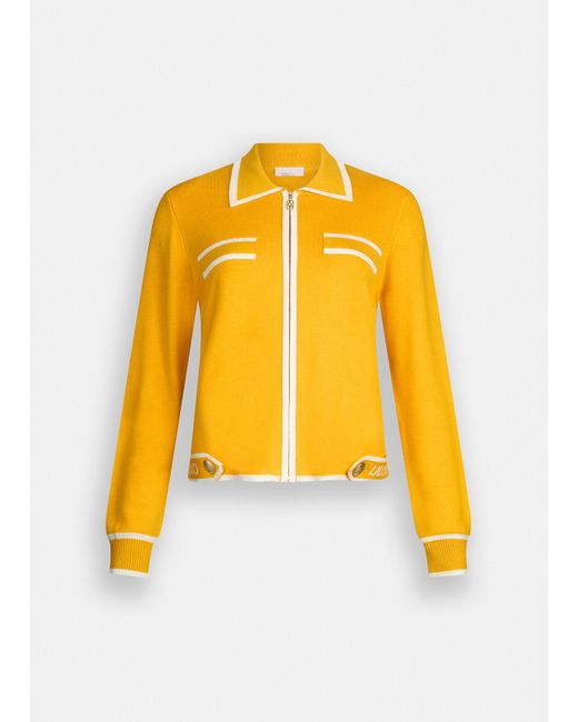 Liu Jo Yellow Liu Jo Cardigan Mit Reißverschluss