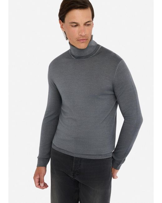 Liu Jo Pull À Col Roulé En Laine Liu Jo pour homme en coloris Gray